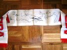 ABBA EXTREMLY RARE TOUR SCARF FROM 1977 WITH AUTOGRAPHS