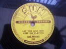 CARL PERKINS GONE GONE GONE RARE 78 RPM RECORD ON SUN