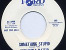 Rare Pop 45- Toni Eden & Matteo - Something Stupid - M-