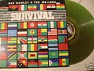 ROOTS/BOB MARLEY&THE WAILERS LP SURVIVAL GREEN WAX RARE