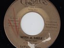 LAVON BRIDGES - With A Smile 45 RPM GLORECO 1003 -1960s