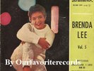 BRENDA LEE VOL. 5 EP EMOTIONS SPAIN 1961 RARE