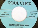 rare Soul 45 DEBONAIRS please come back baby SOUL CLICK