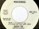rare Soul Funk 45 EDDIE BO if it's good to you SCRAM