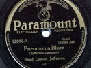 Paramount 12880 BLIND LEMON JEFFERSON Pneumonia Blues