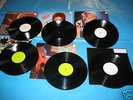 DAVID BOWIE 6 x LPs All are Coloured Label PROMOS EX