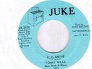 Tommy Wills K.C. Drive on Juke Funk 45 Hear