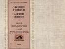 Franck/Faure Violin Sonatas - Thibaud, Cortot, Pathe NM
