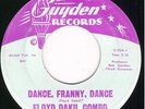 Garage Rockabilly 45 - FLOYD DAKIL COMBO - Dance Franny