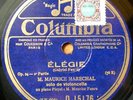 Fauré / Maurice MARECHAL cello  RARE FRENCH 78 RPM