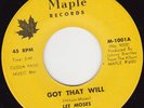 FUNK 45 RPM - LEE MOSES on MAPLE RECORDS