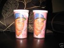 (2) 1965 Volpe Dodgers Don Drysdale Glasses RARE HOF