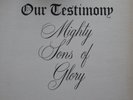 MIGHTY SONS OF GOD LP Our Testimony Private Gospel Funk