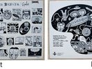 VICTOR BANANA Split LP Dan Daniel Clowes Art Eightball