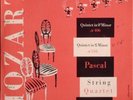 RARE QUATUOR PASCAL, MOZART QUINTET FRENCH 50'S LP