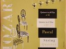 RARE QUATUOR PASCAL, MOZART QUINTET FRENCH 50'S LP