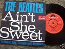 RARE BEATLES UK 45 P/S - AIN'T SHE SWEET on POLYDOR