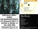 RELEASED IN QUAD ONLY IN JAPAN-  THE BYRDS - BYRDMANIAX