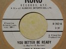 RARE Northern Soul LITTLE DOOLEY You Better Be Ready