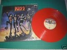 KISS - DESTROYER - RED VINYL LP SUPER RARE MINT