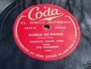 Rare Latin Rumba 78 on Coda Chano Pozo/Tito Rodriguez