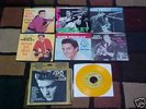 ELVIS PRESLEY 45'S PS BOX SET YELLOW VINYL 50TH ROCK NM
