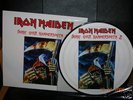 IRON MAIDEN - BEAST LIVE PT2 LP RARE & GREAT PIC DISC 