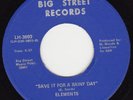 SWEET SOUL 45 RPM - ELEMENTS on BIG STREET RECORDS