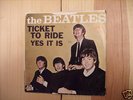 Beatles 45 1965 Ticket To Ride Very Good Plus