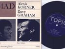 ALEXIS KORNER  DAVY GRAHAM 3/4 AD 1962 UK Topic EP MINT