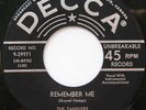 THE TANGIERS Remember me  Canada '56 45 NM