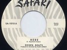 Rare Doo Wop 45 - Down Beats - Here - Safari 1010 - M-