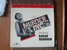 MURDER INC.SARAH VAUGHAN. RARE SOUND TRACK LP NM