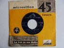 Disque 45 T Luis Mariano 7 GF 292 La voix de son maître