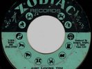 RUBY ANDREWS soul 45 on ZODIAC “Just Loving You”  HEAR