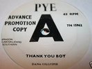 uk 45 DANA GILLESPIE thanks you boy. rare DEMO