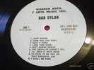 BOB DYLAN WARNER BROTHERS PUBLISHERS DEMO ONE SIDED LP