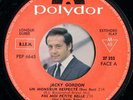 JACKY GORDON Boss beat EP top R&B MOD freakbeat LISTEN