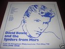 DAVID BOWIE-LIVE AT KINGSTON POLY-V.RARE 1972 LP VOL 1