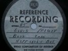 ELVIS  WOODEN HEART/BLUE CHRISTMAS...ORIG.ACETATE