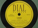Charlie Parker 78 on DIAL CHEERS/CARVING THE BIRD