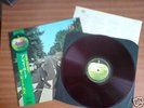 THE BEATLES JPN RED WAX ABBEY ROAD ALBUM WITH RARE OBI