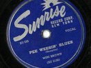 wini brown - pee weesin blues - sunrise 525 - blues 78