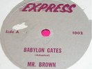 Mr Brown - Babylon / Jah Walton -