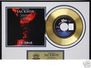 Michael Jackson ltd framed Scream 24K gold 45RPM &cover