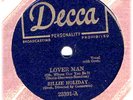BILLIE HOLIDAY 1945 Decca 78 Lover Man/Ole Devil (E-)