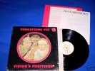 RARE Sensations Fix Visions Fugitives LP record inserts