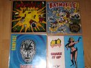 4x LP Pychobilly BATMOBILE Guanabats Lota Red