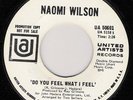 NORTHERN SOUL/NAOMI WILSON/DO YOU FEEL WHAT I FEEL