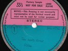 TEN YEARS AFTER Ssssh RARE UK DERAM FACTORY SAMPLE LP